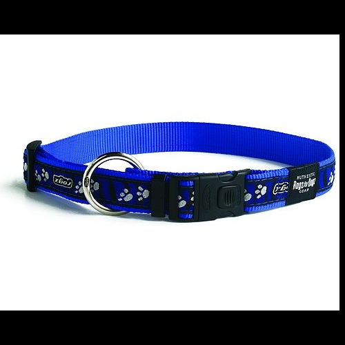 Zgarda Paws on Blue Zebra Scooter 26 - 40 cm
