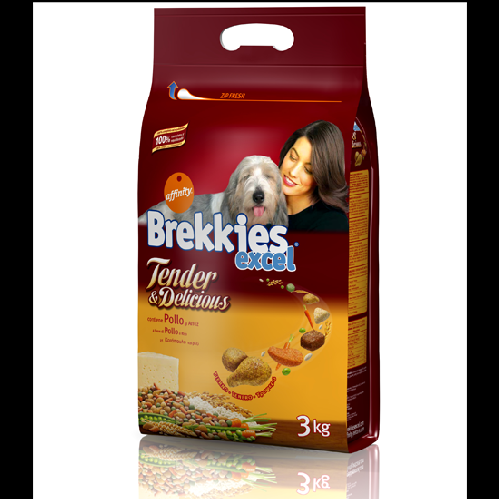 Brekkies Dog Excel Tender Pui - 3 kg