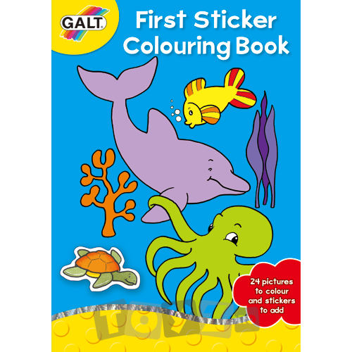 Early Activities: Prima carte de colorat cu abtibilduri