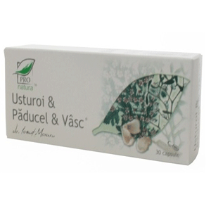 Usturoi Paducel Vasc 30Cps Medica