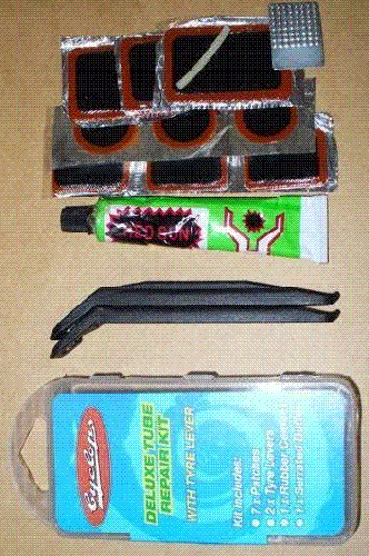 Biciclete agrement, Set reparatie camera