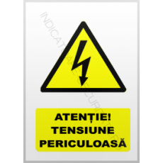 indicatoare pentru tensiune periculoasa
