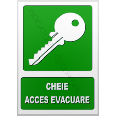 indicatoare pentru cheie acces evacuare