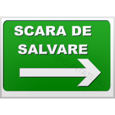 indicatoare pentru scara de salvare