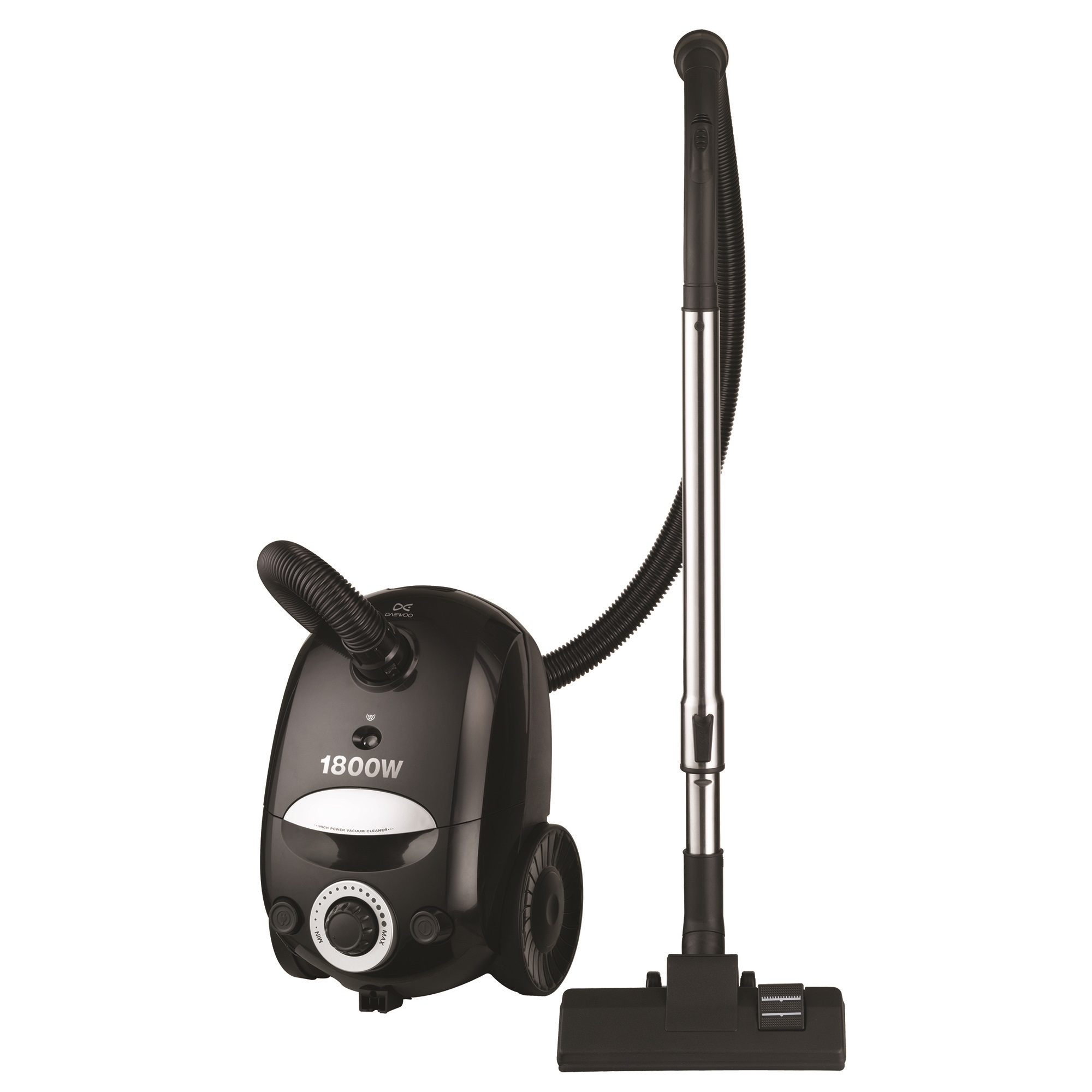 Aspirator Daewoo RC-L381B, cu sac, filtru HEPA, 1800 W, 2.5 l