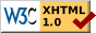  Site valid XHTML 1.0