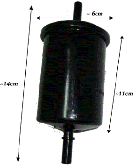 FILTRU BENZINA SN/LOGAN/SOL 1.4,1.6 PLASTIC EUROFIL