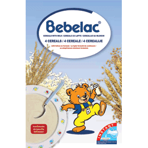 CEREALE CU LAPTE 4 CEREALE BEBELAC - Nutricia