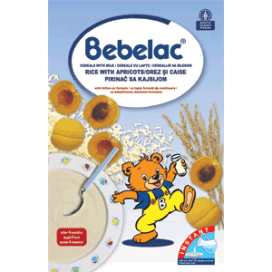 CEREALE CU LAPTE OREZ SI CAISE BEBELAC - Nutricia