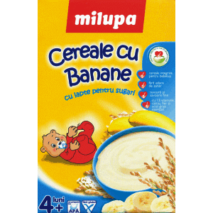 CEREALE CU LAPTE SI BANANE MILUPA - Milupa