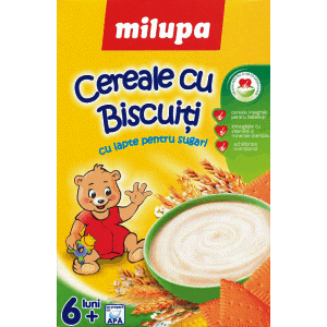 CEREALE CU LAPTE SI BISCUITI MILUPA - Milupa