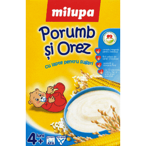 CEREALE CU LAPTE PORUMB SI OREZ MILUPA - Milupa