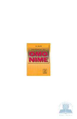 Dictionar de omonime - Gh. Bulgar