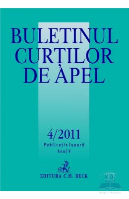 Buletinul curtilor de apel 4/2011