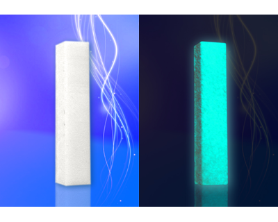 Litera luminoasa in intuneric 3D argintie - I