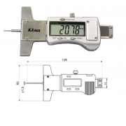 Subler digital pentru masurat adancime canal 0-30mm / 218.081 - Sublere De Adancime