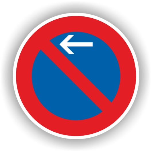 Semne de circulatie limitata restrictionarea inceputul oprire