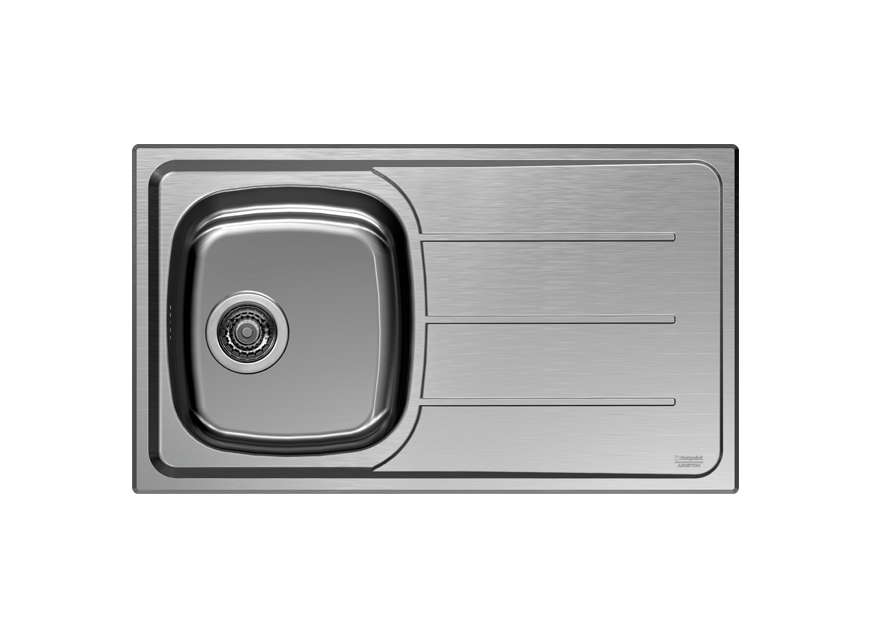 Chiuveta Hotpoint SN 86M1 AX, 1 cuva, inox, 86 cm latime